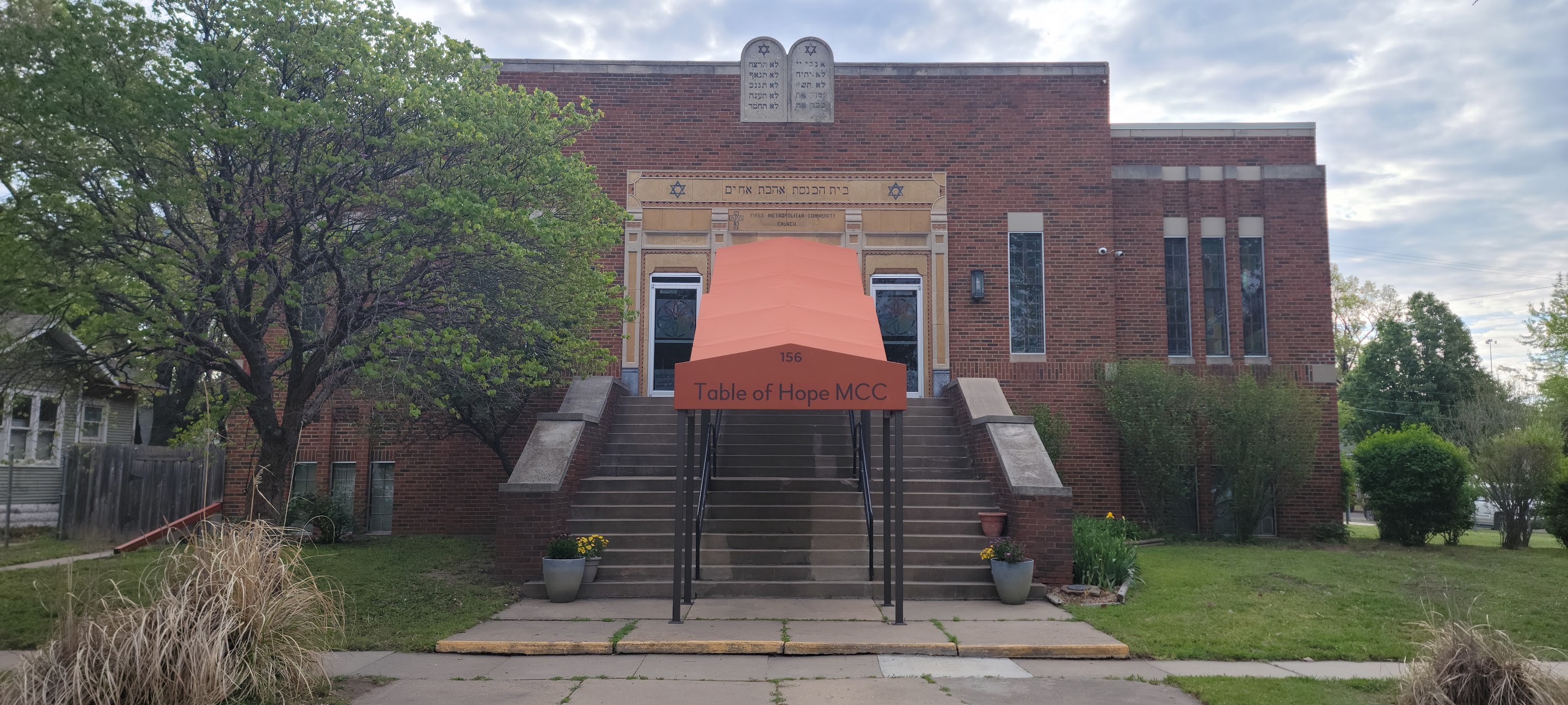 Table of Hope MCC church exterior on S. Kansas Ave